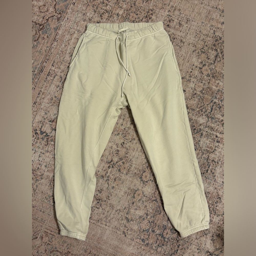 Beige Jogger Pants